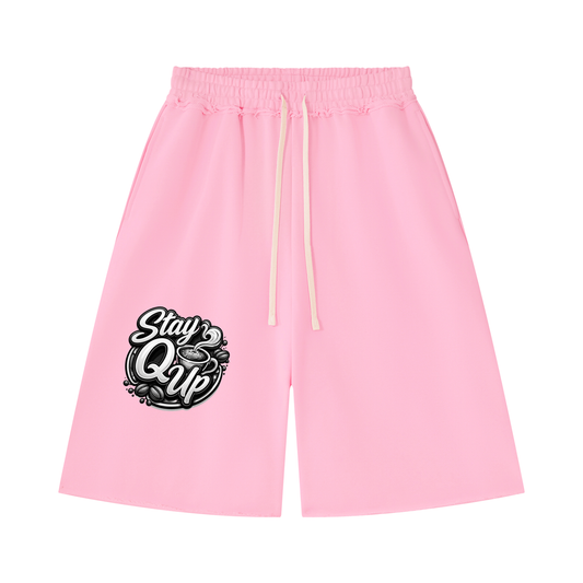 Adult Unisex Heavyweight Raw Edge Shorts