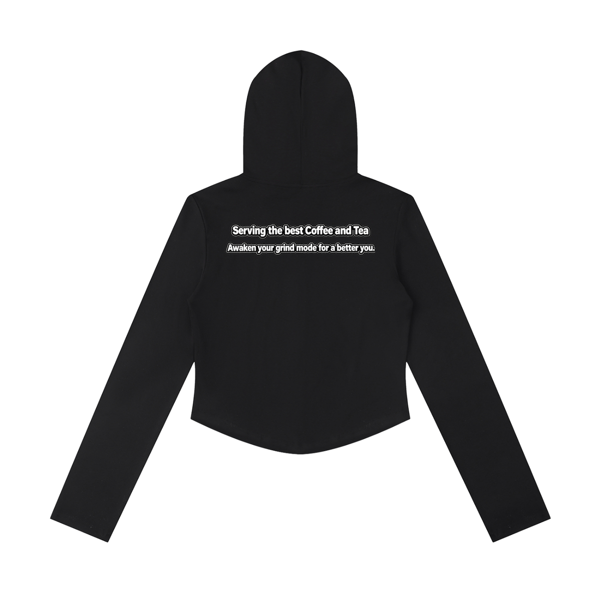 Women's Slim Cropped Full Zip Hoodie