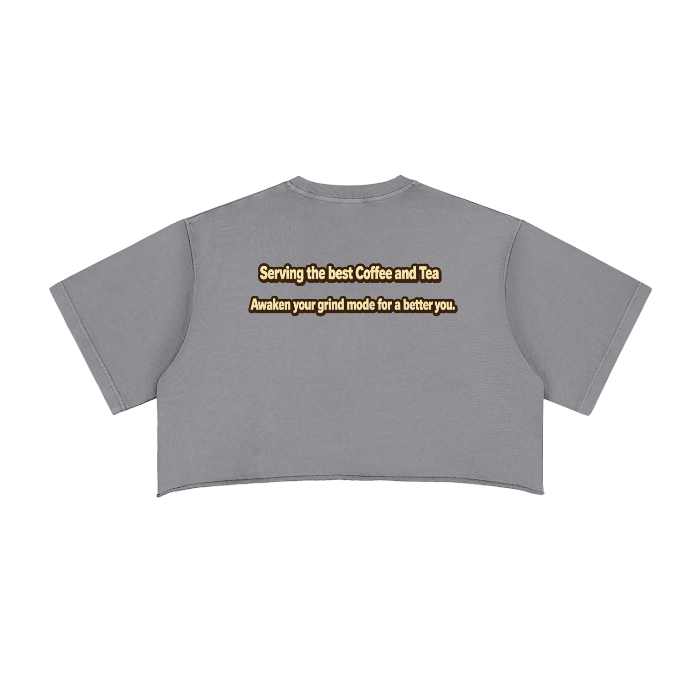 Women’s Snow Washed Raw Edge Crop Top