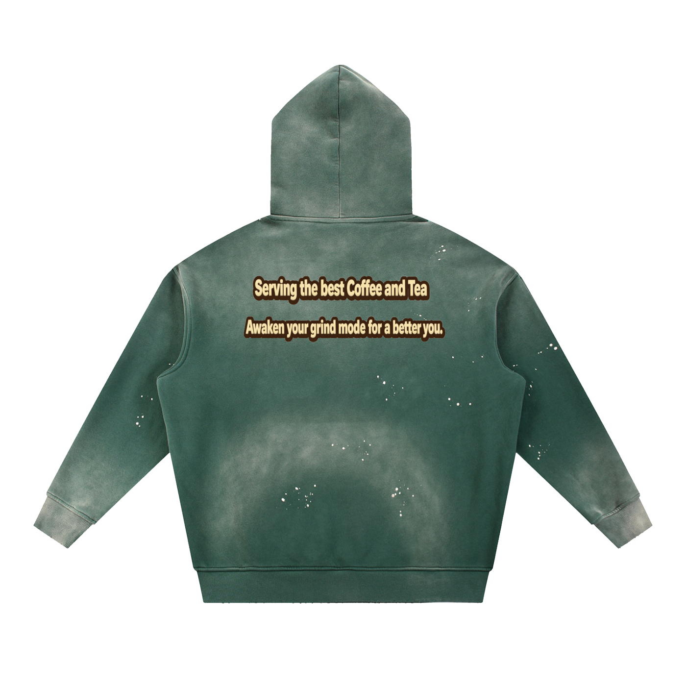 Vintage Washed Frayed Fleece Hoodie