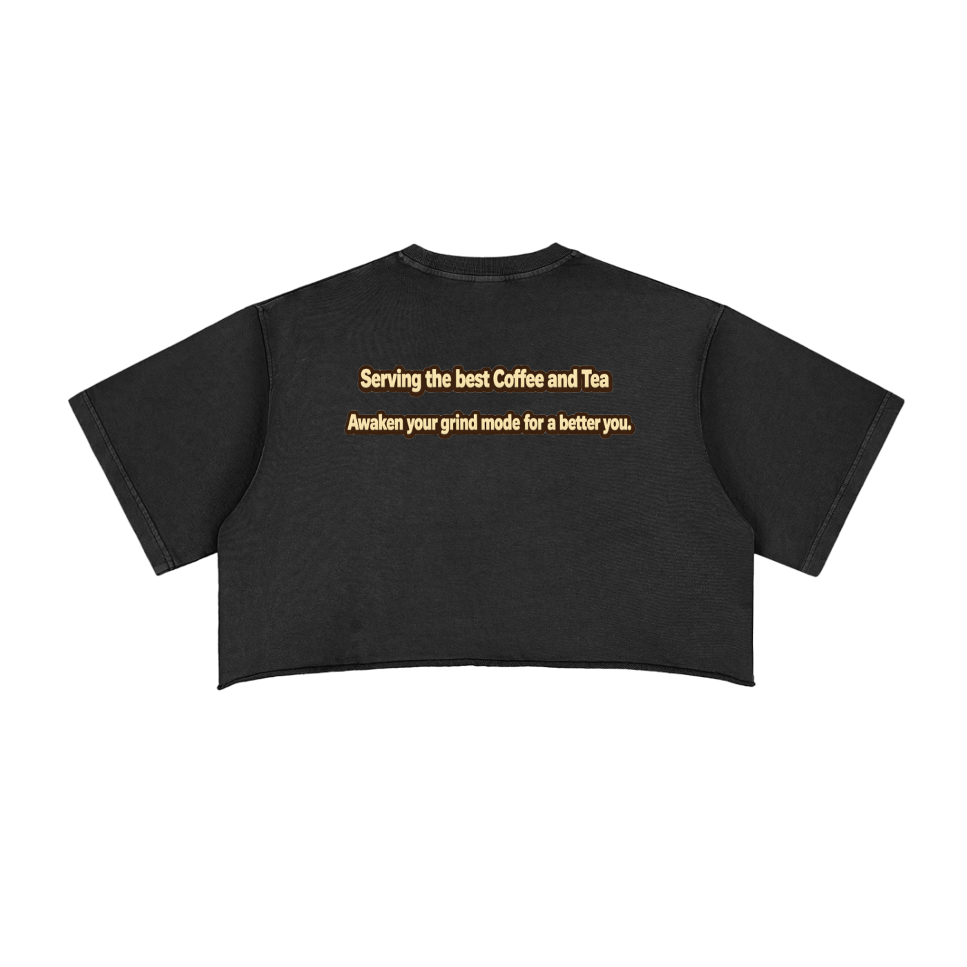 Women’s Snow Washed Raw Edge Crop Top