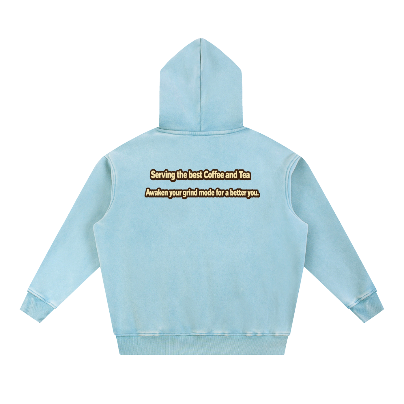 Snow Wash Fleece Oversize Hoodie