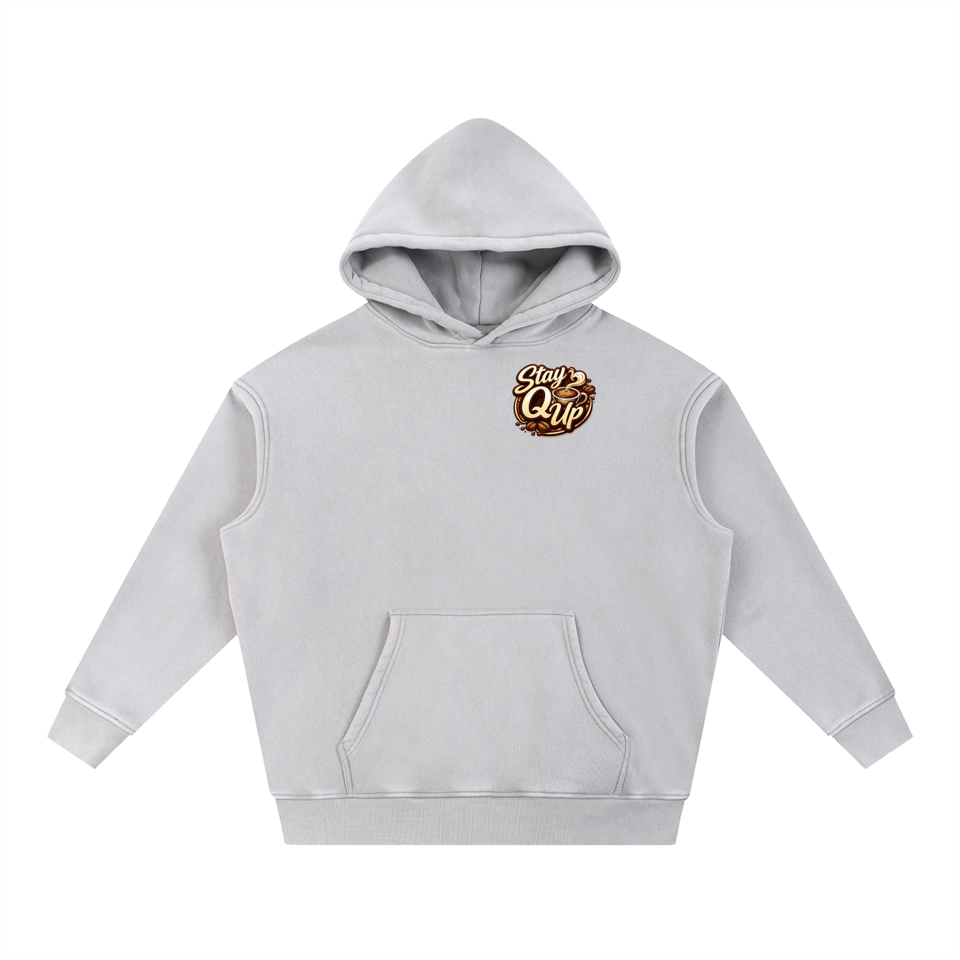 Snow Wash Fleece Oversize Hoodie